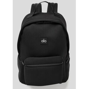 ALO Stow Yoga Neoprene Backpack Water Resistant Black Laptop Travel Bag